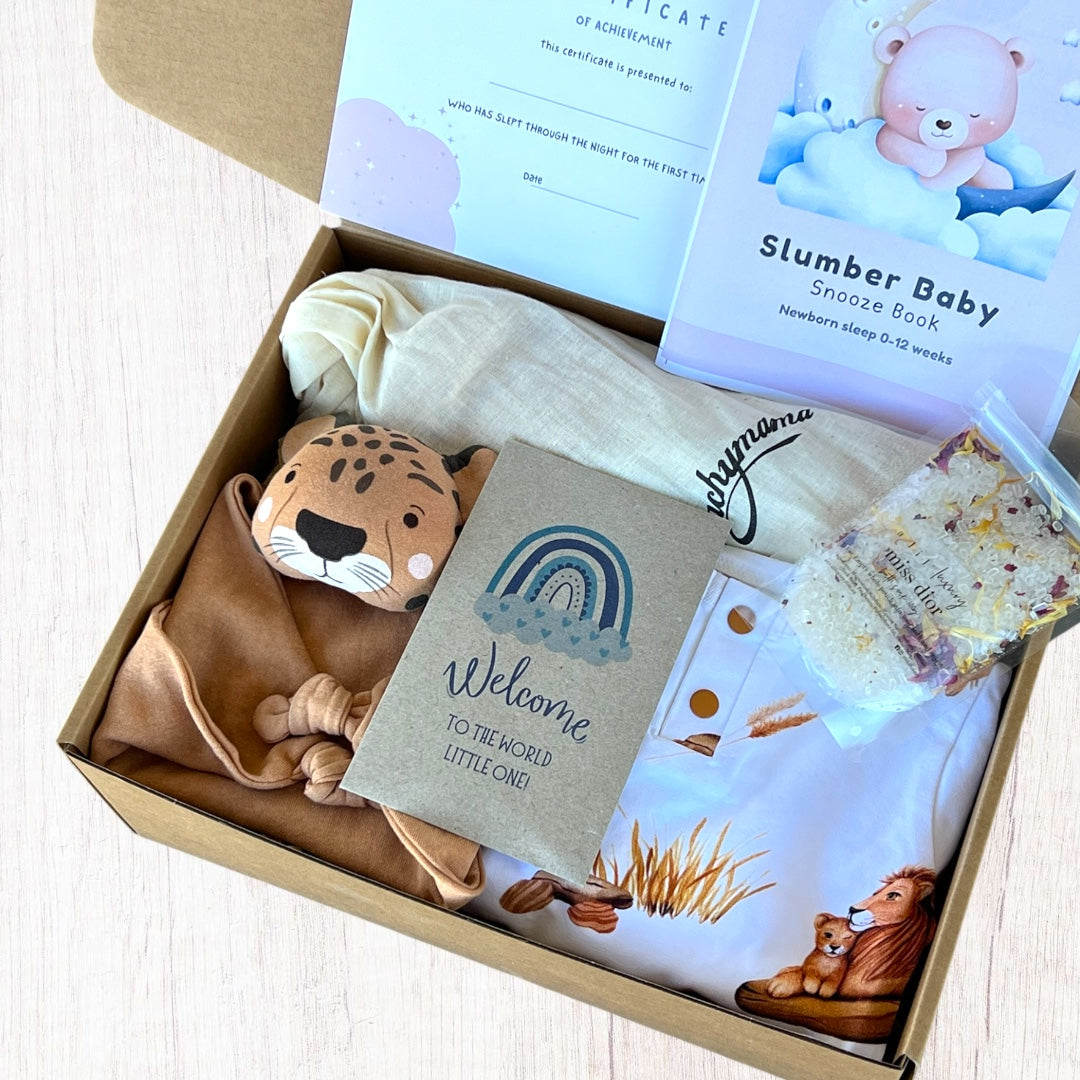 The Little Lion Newborn Gift Box- Back in stock soon- email to pre- order! 🎁