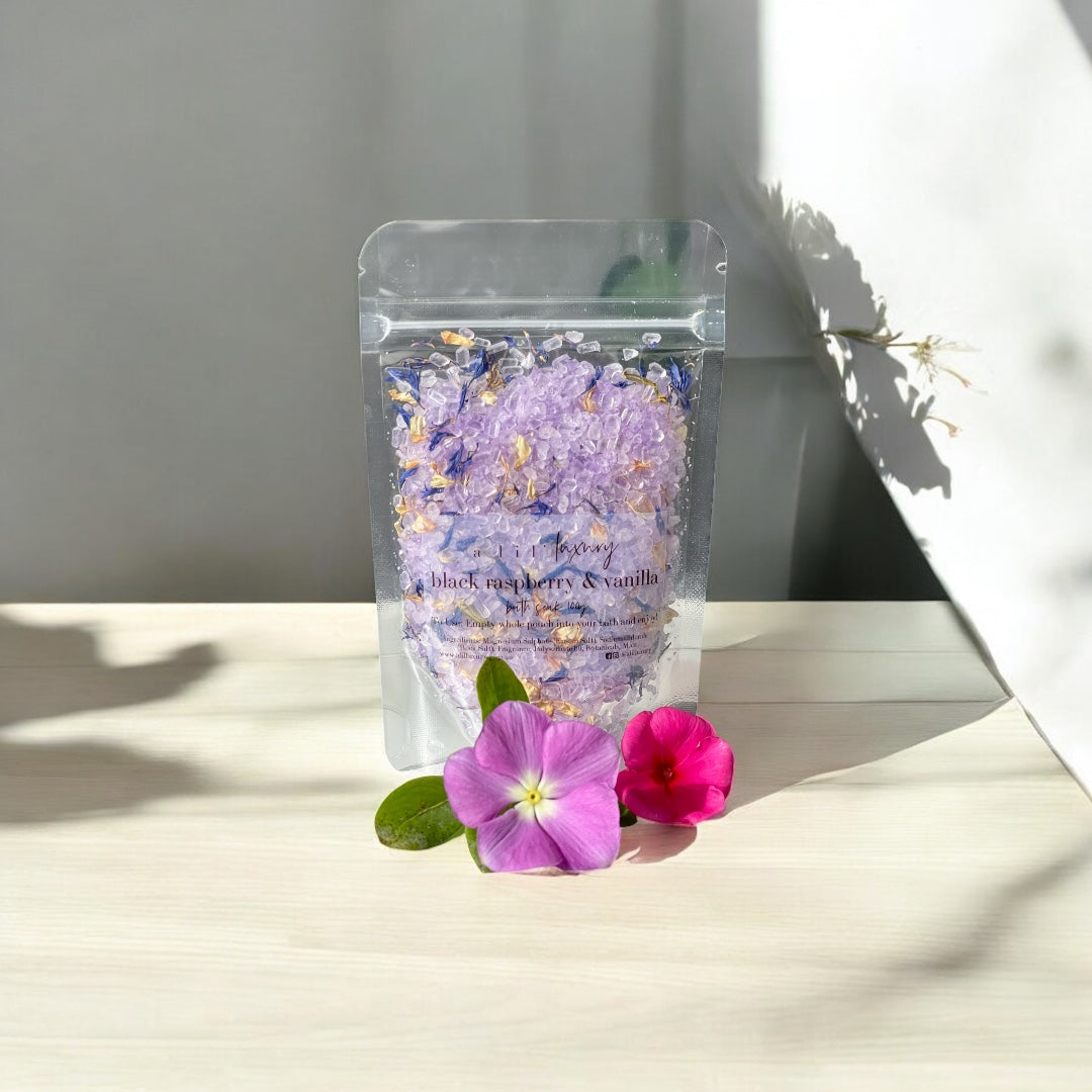 Alilluxury Australian made bath salts