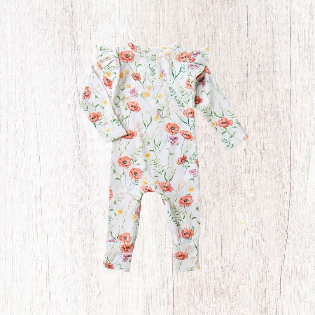Snuggle Hunny Organic Growsuit- Meadow