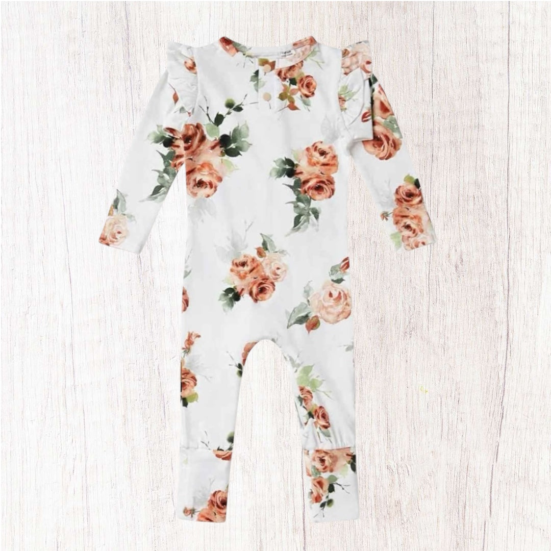 Snuggle Hunny Organic Rosebud growsuit