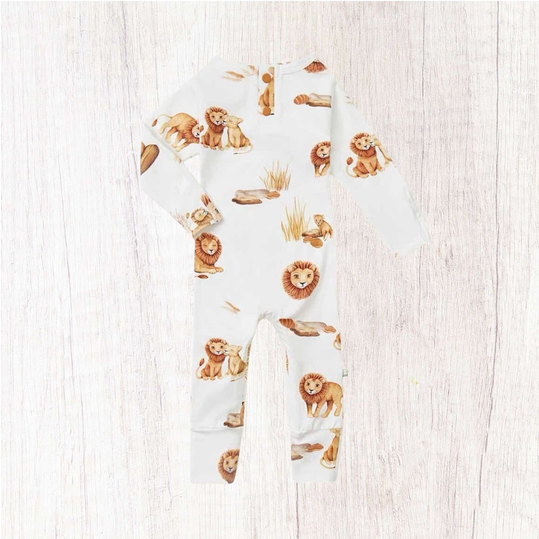 Snuggle Hunny Lion Organic Growsuit