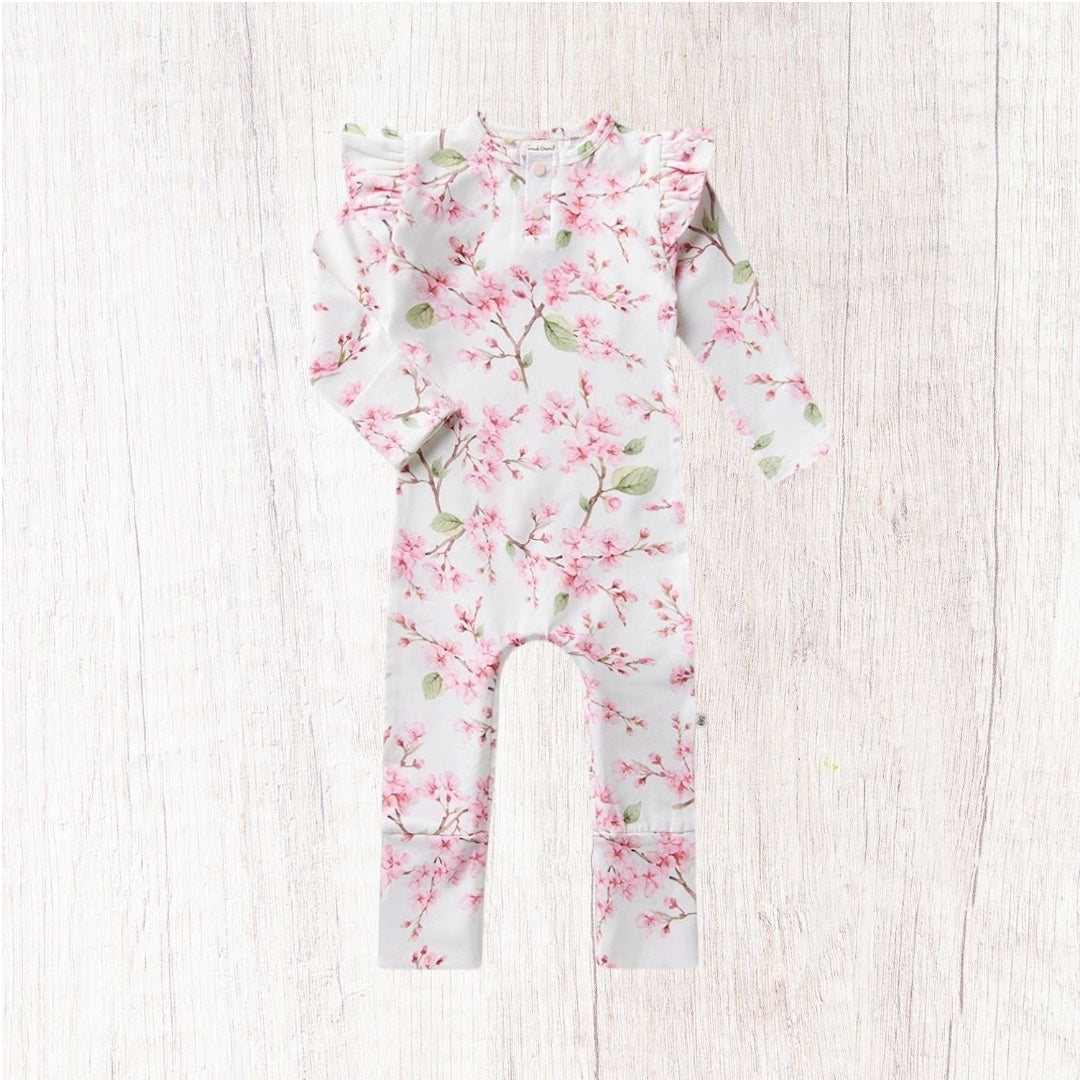 Snuggle Hunny Blossom Organic Growsuit