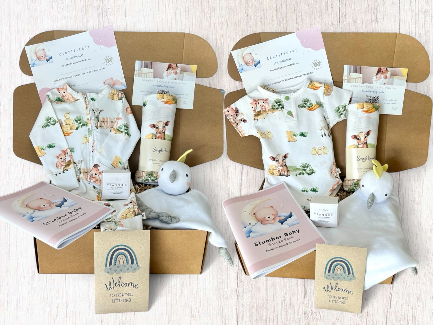 Barnyard Snuggles Newborn Gift Box